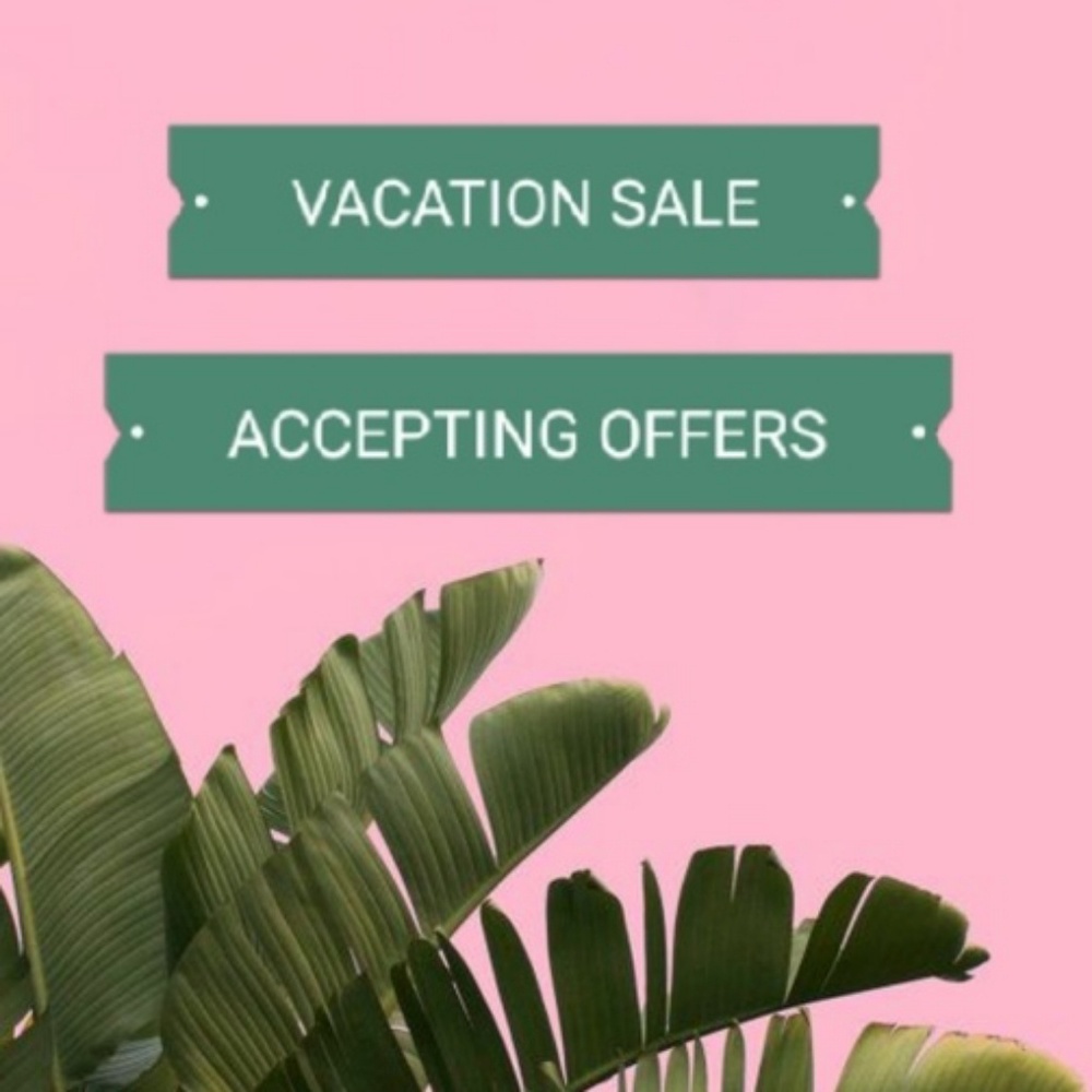 Going on Vacation Sale!